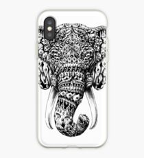 Verzierter Elefant Kopf iPhone-Hülle & Cover