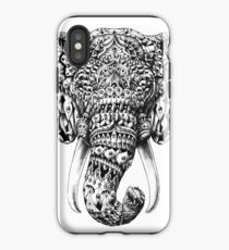 Verzierter Elefant Kopf iPhone-Hülle & Cover