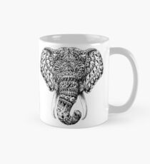 Ornate Elephant Head Mug