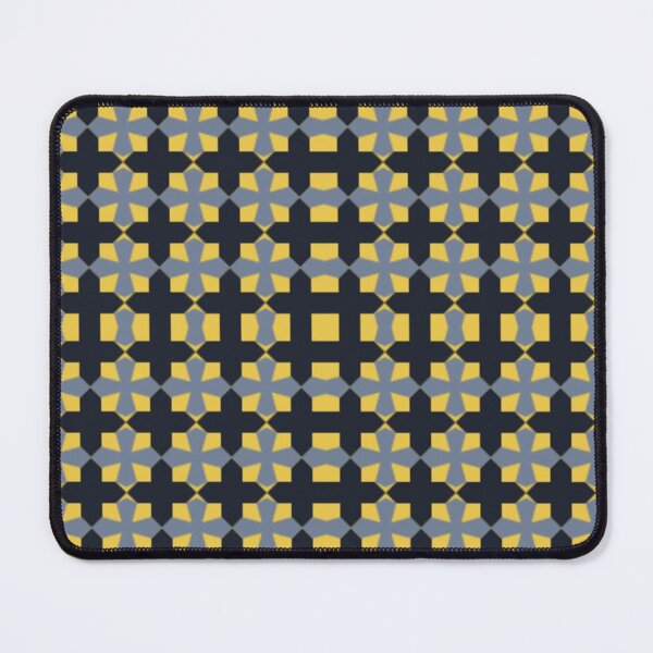 Item preview, Cruz amarilla y gris cuadrada de patrones sin fisuras designed and sold by Dog Hair and Healing.