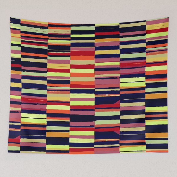 Item preview, Etchnic Scandinavian Pattern - Horizontal Stripes designed and sold by MyArt23.