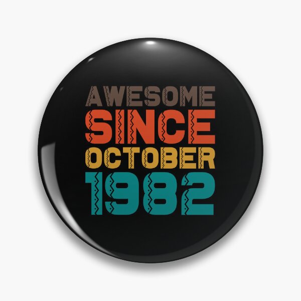 Item preview, Awesome Since October 1982  Retro Vintage 42 Years Old Gifts  designed and sold by DESIGNNOUR.
