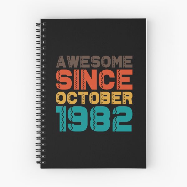 Item preview, Awesome Since October 1982  Retro Vintage 42 Years Old Gifts  designed and sold by DESIGNNOUR.