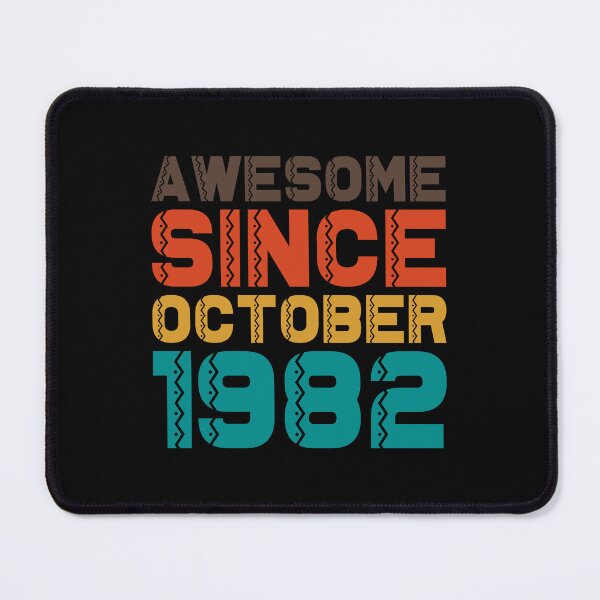 Item preview, Awesome Since October 1982 Retro Vintage 42 Years Old Gifts designed and sold by DESIGNNOUR.