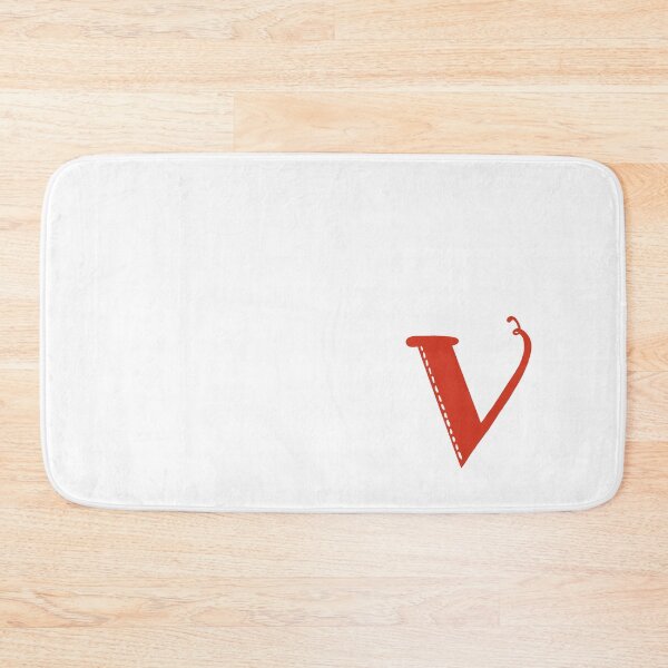 Item preview, Letter V Red initial monogram alphabet V capital V designed and sold by Antique-Gifts.