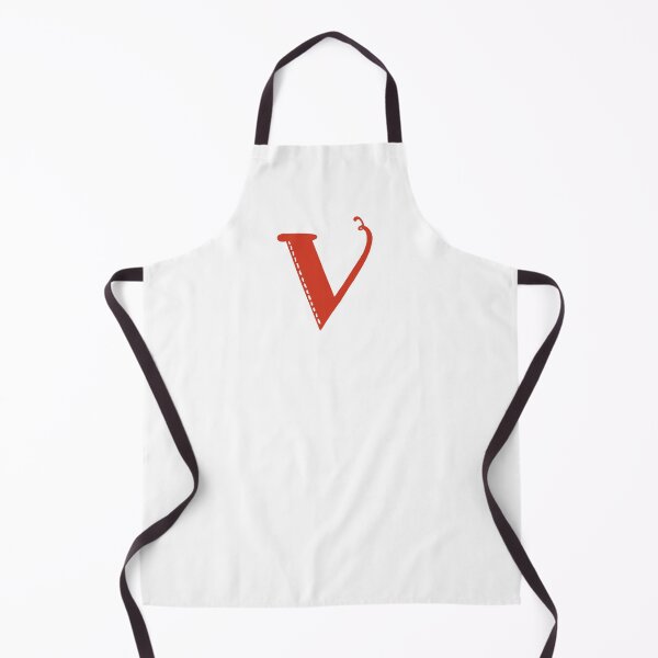 Item preview, Letter V Red initial monogram alphabet V capital V designed and sold by Antique-Gifts.
