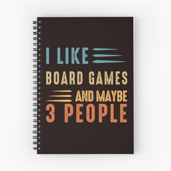 Item preview, I Like Board Games And Maybe Three People, Funny board game, board games Player designed and sold by Aerial Addicts.