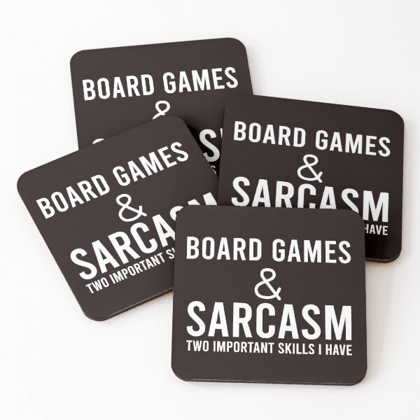 Item preview, Board Games And Sarcasm, Funny board game, board games Player designed and sold by Aerial Addicts.
