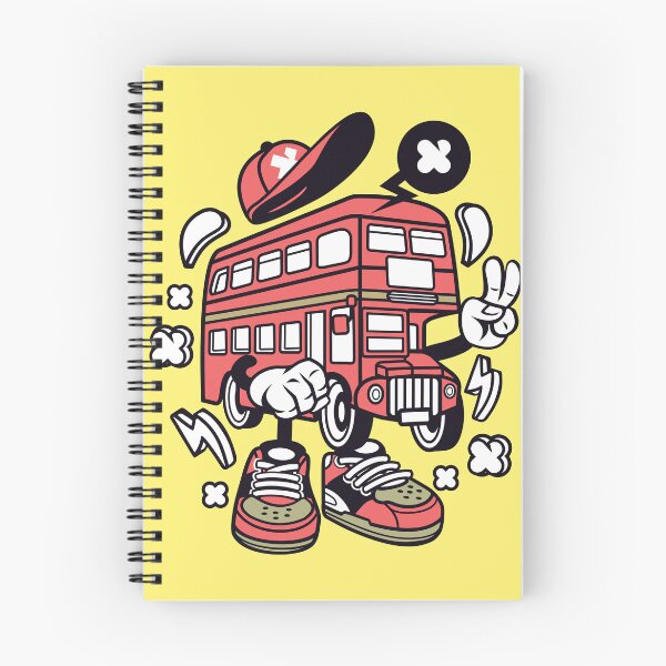 Item preview, Cute Double Decker Bus With Hands  designed and sold by Artistic Prints.