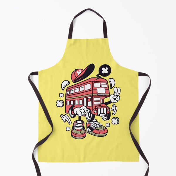 Item preview, Cute Double Decker Bus With Hands  designed and sold by Artistic Prints.