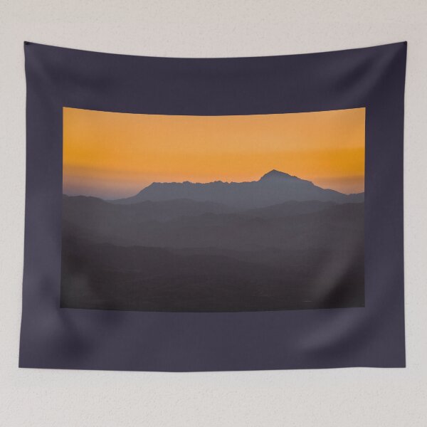 Item preview, sunset on a mountain range designed and sold by KRITERSart.