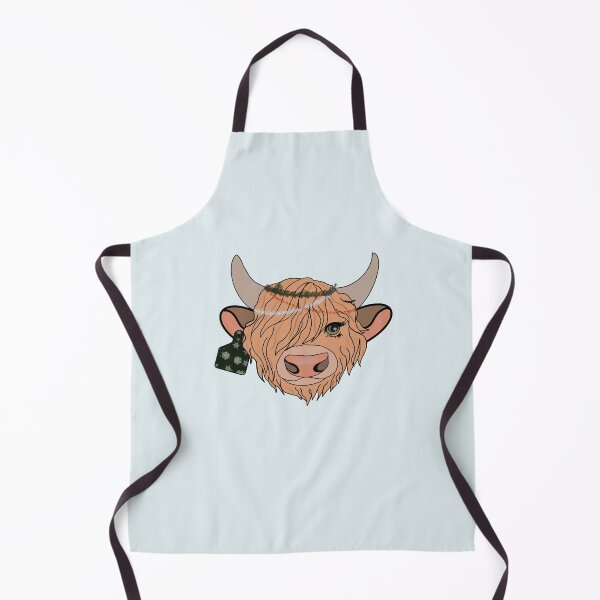 Item preview, Christmas highland cow designed and sold by SaintsPlace.