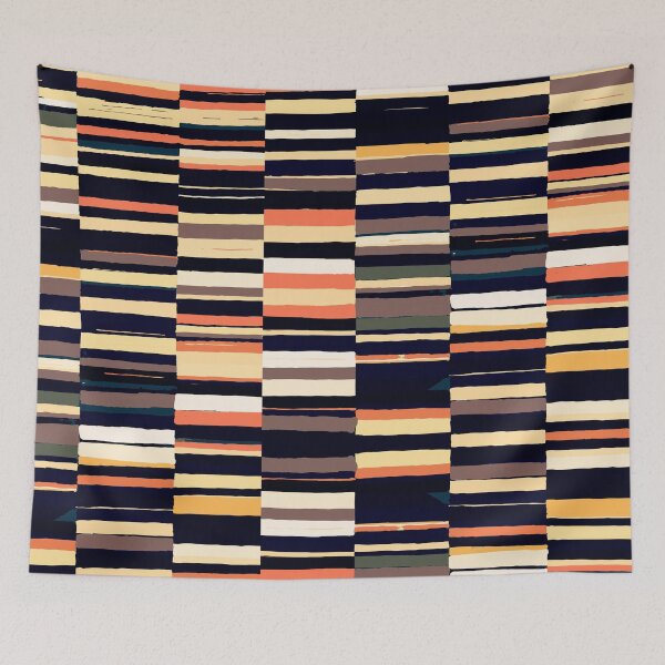 Item preview, Etchnic Scandinavian Pattern - Horizontal Stripes designed and sold by MyArt23.
