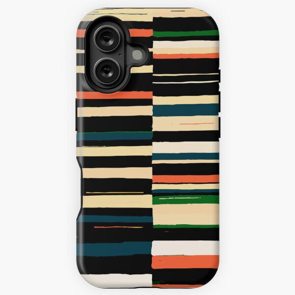 Aperçu de l'œuvre Motif scandinave ethnique - Rayures horizontales créée et vendue par MyArt23.
