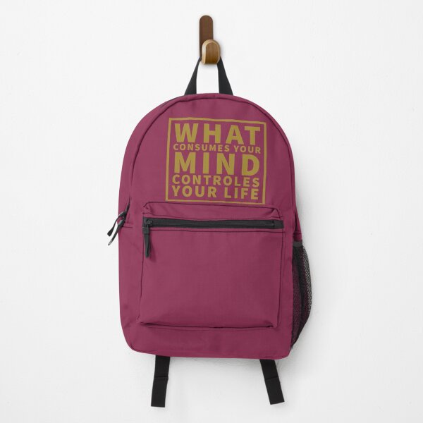 Item preview, What Consumes Your Mind Stoic Quotes designed and sold by ArtBySymone.