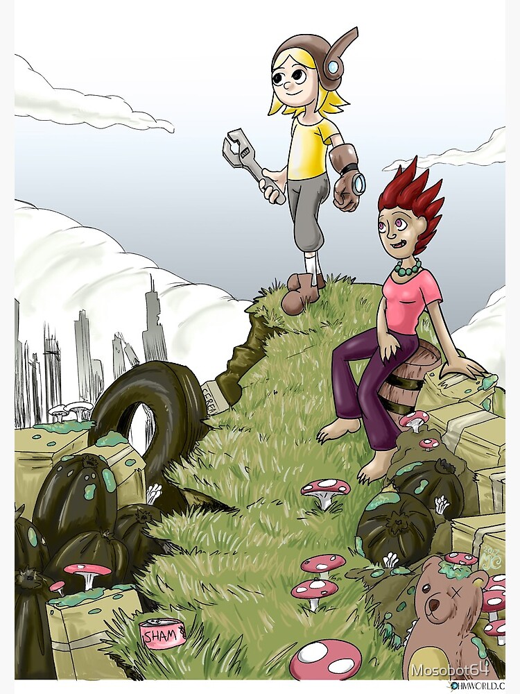 Max and Lori at the Junkyard by Mosobot64