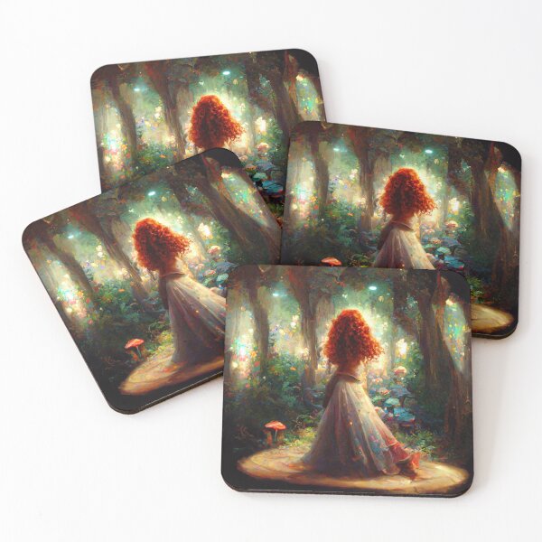Item preview, Elf woman dancing in the green forest - Fantasy dream designed and sold by Monkyra.