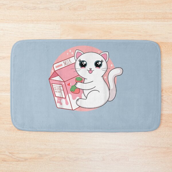 Item preview, Anime Kawaii Cat Strawberry Milkn Boy Girl Kid designed and sold by MaximusKova.