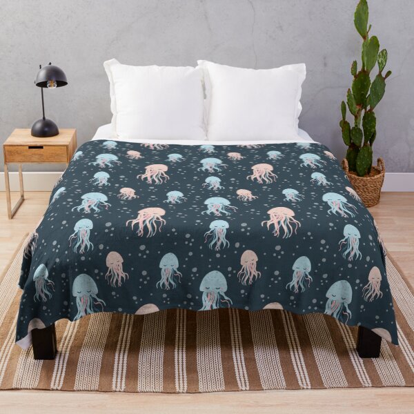Item preview, Kawaii Jellyfish - Seamless Pattern designed and sold by DebbisPalette.
