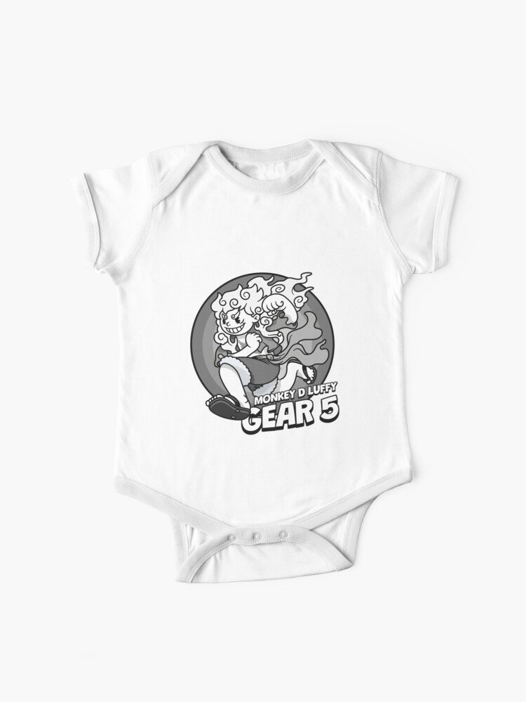 Luffy Gear 5 Short Sleeve Baby One-Piece for Sale