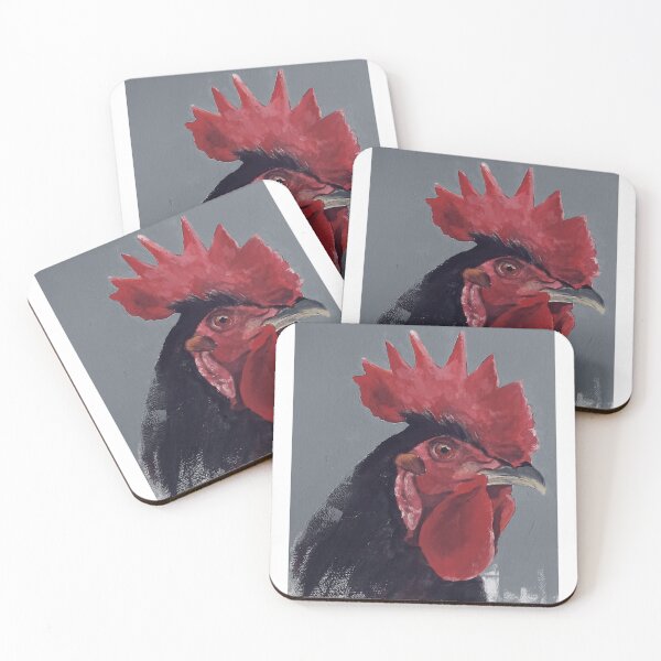 Item preview, gray rooster z designed and sold by reyhanartstudio.