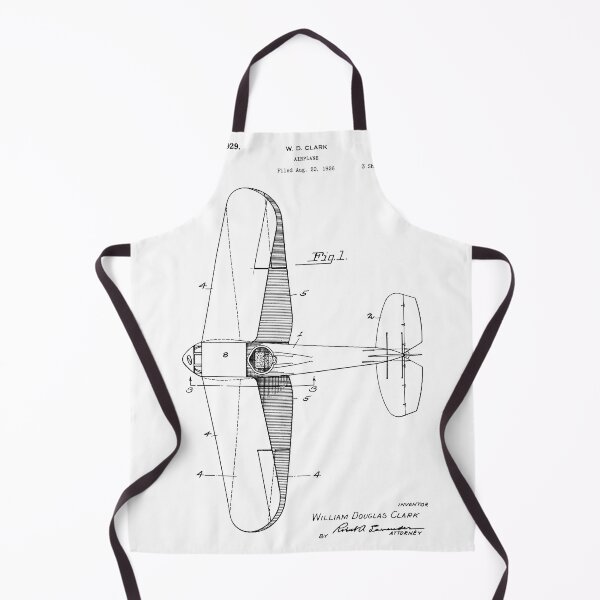 Item preview, Airplane Patent - W. D. Clark - August 20, 1926 - Black Version designed and sold by Aliasandco.