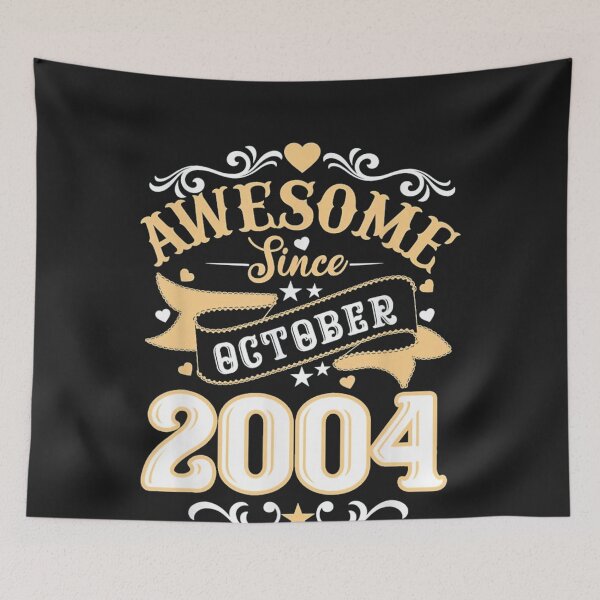 Item preview, Made In October 2004 18th Birthday designed and sold by farhoodi2200.