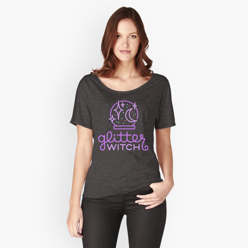 glitter witch Relaxed Fit T-Shirt