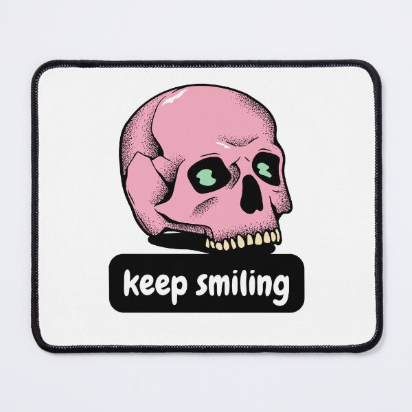 Item preview, Pink Halloween Skull designed and sold by SleepyTimeTales.