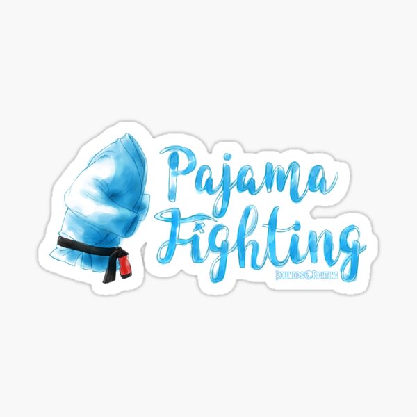 Pajama Fighting Sticker