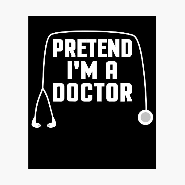 Item preview, Pretend I'm a Doctor Lazy Halloween Costume designed and sold by Nepaz-Designs.