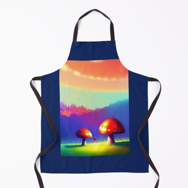 Aperçu de l'œuvre DREAMY SURREAL RAINBOW AND MUSHROOMS créée et vendue par sailorsam1805.