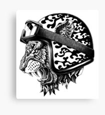 Tiger Helm Canvas Print