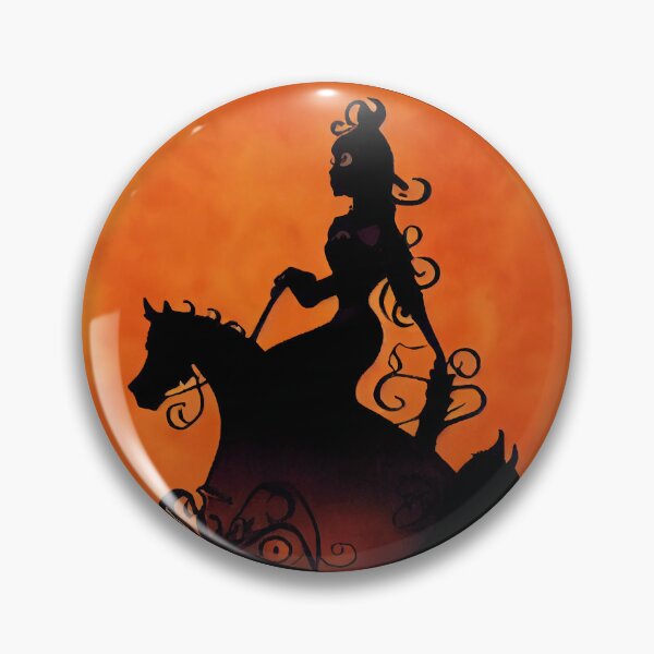 Item preview, Halloween princess riding a horse designed and sold by AI-Art-and-I.