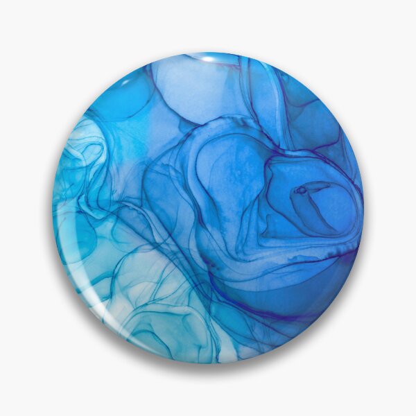 Item preview, Abstract liquid art alcohol ink, liquid marble art design, abstract marble art, liquid art, aqua blue watercolor  designed and sold by ZeinabTaha.
