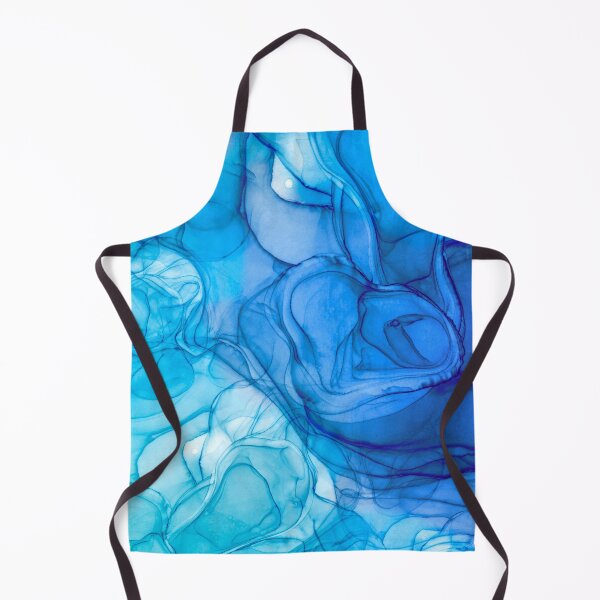 Item preview, Abstract liquid art alcohol ink, liquid marble art design, abstract marble art, liquid art, aqua blue watercolor designed and sold by ZeinabTaha.