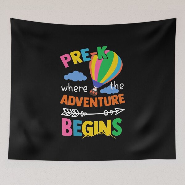 Item preview, Pre-K Where The Adventure Begins Back To school designed and sold by joelcleggk10.
