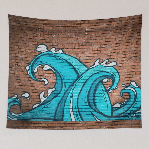 Item preview, Urban Street Art: Tsunami Wave designed and sold by ThisOnAShirt.