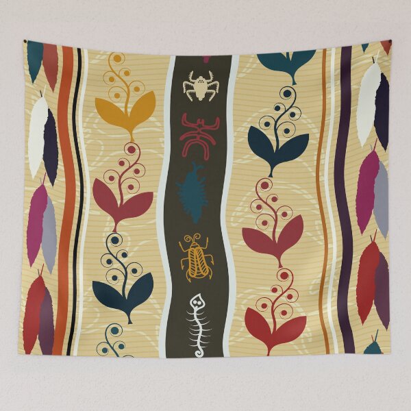 Item preview, Ethnic Pattern 91 designed and sold by stylebytara.