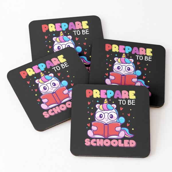 Item preview, Prepare To Be Schooled Back To School Unicorn Books designed and sold by joelcleggk10.