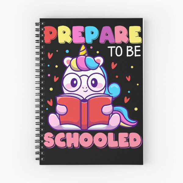 Item preview, Prepare To Be Schooled Back To School Unicorn Books designed and sold by joelcleggk10.