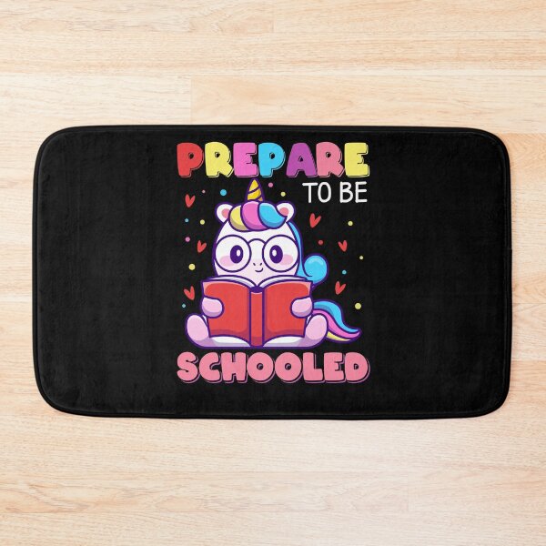 Item preview, Prepare To Be Schooled Back To School Unicorn Books designed and sold by joelcleggk10.