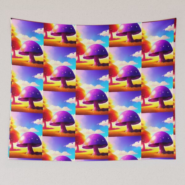 Aperçu de l'œuvre SURREAL PURPLE MUSHROOM créée et vendue par sailorsam1805.