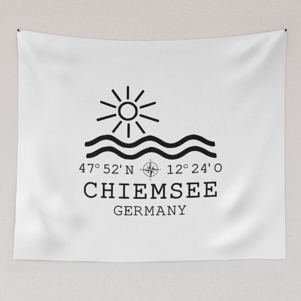 Item preview, Chiemsee Lake Water Germany Coordinates designed and sold by richter74.