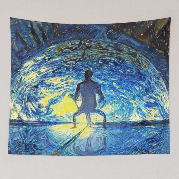 Item preview, Mass Effect Illusive Man Starry Night designed and sold by weirdo97.
