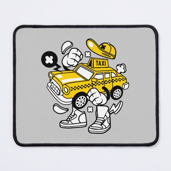 Item preview, Cute Taxi With Hand and Shoes designed and sold by Artistic Prints.