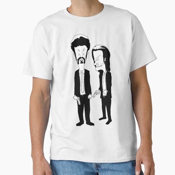 Vista previa del artículo con la obra «Beavis y Butt-head con pistolas», diseñado y vendido por maesens.