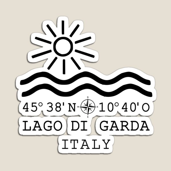 Item preview, Gardasee Lago di Garda Lake Italy italia Coordinates designed and sold by richter74.