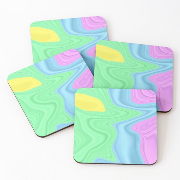Item preview, Sweet pastel liquid fluid art  designed and sold by Emotionville.