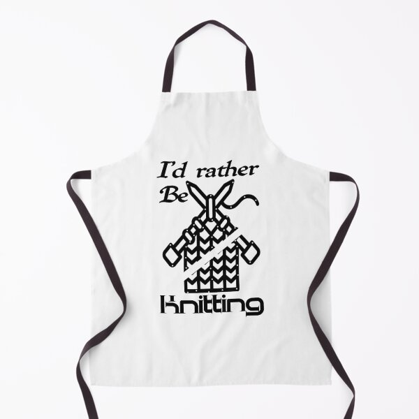 Item preview, Id rather be knitting, I would rather be knitting,,V101. designed and sold by Chakilogy.